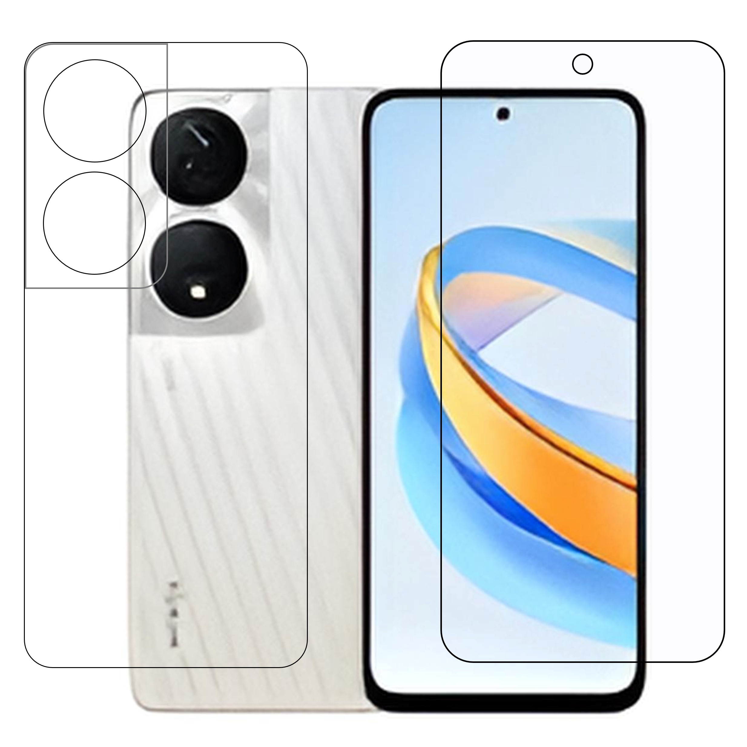 Honor X7b 5G 9H Protective Flexible Compatible Mobile Screen Protector